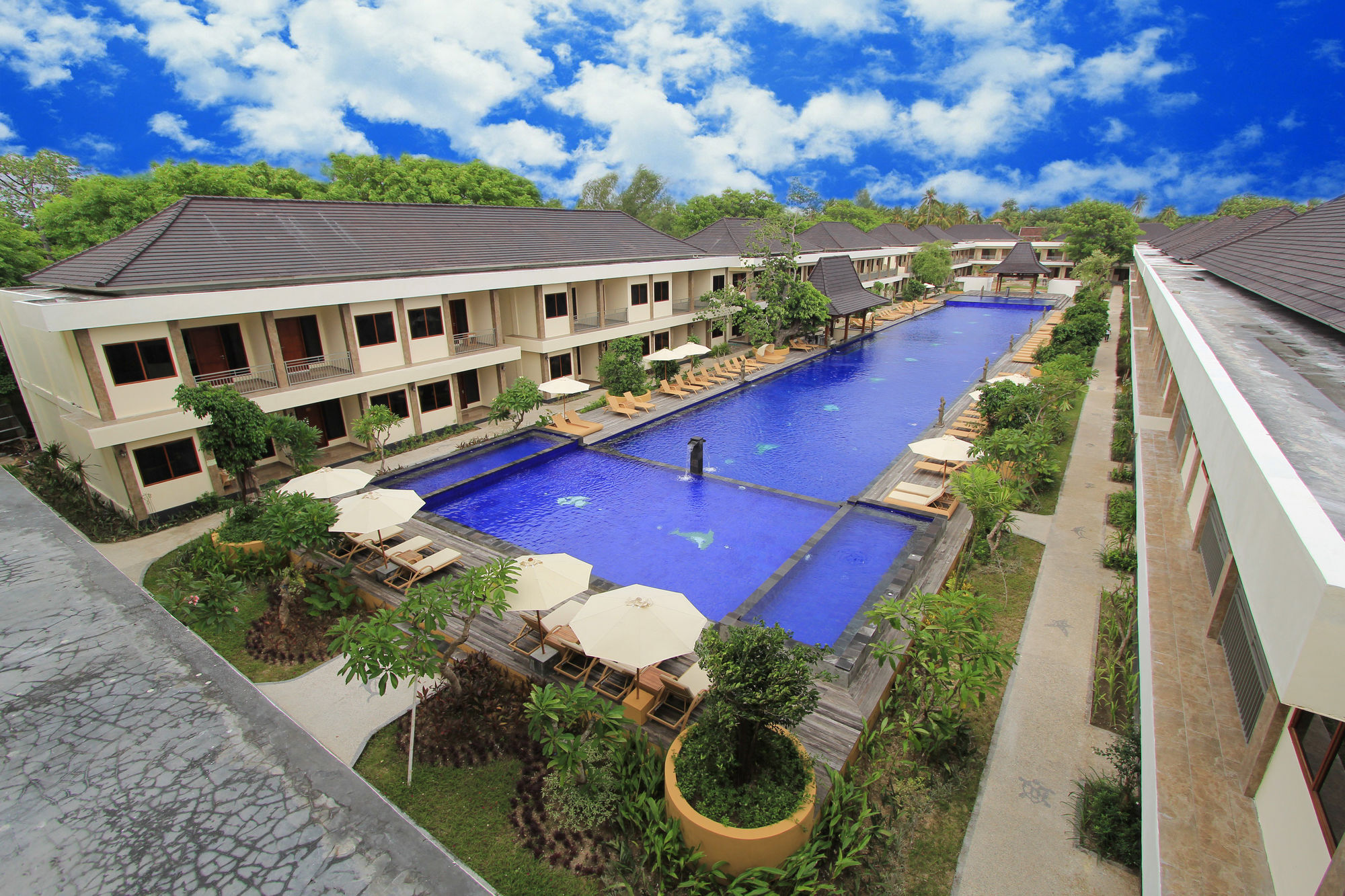 Hotel Ombak Paradise Gili Air Kültér fotó